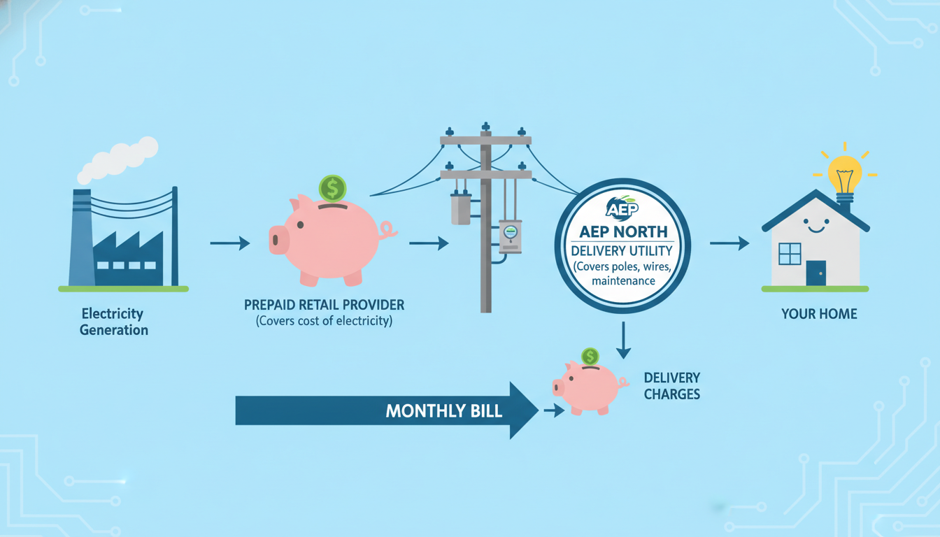Understanding AEP North Delivery Charges on Prepaid Plans